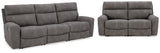 Next-Gen DuraPella Sofa and Loveseat in Slate from Ashley - Luna Furniture