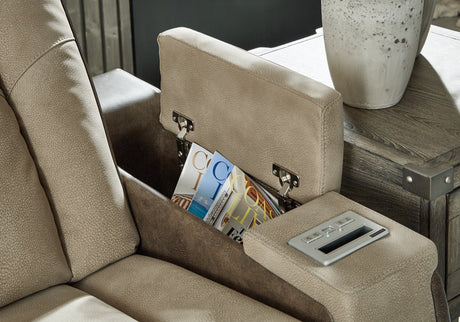 Next-Gen DuraPella Sofa, Loveseat and Recliner in Sand from Ashley Furniture - Luna Furniture