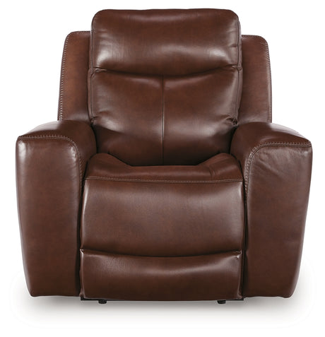 Next Move Mahogany Power Recliner from Ashley Furniture - Luna Furniture