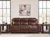 Next Move Mahogany Power Reclining Sofa from Ashley Furniture - Luna Furniture