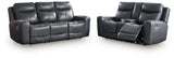 Next Move Sofa and Loveseat in Admiral from Ashley - Luna Furniture