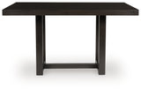 Neymorton Dark Grayish Brown Counter Height Table from Ashley - Luna Furniture