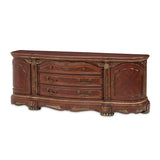 Cortina Honey Walnut Console Cabinet