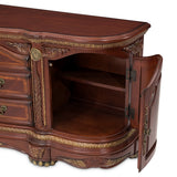 Cortina Honey Walnut Console Cabinet