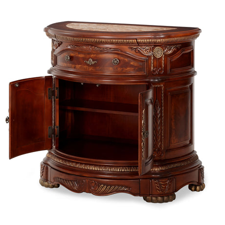 Cortina Honey Walnut Nightstand from Michael Amini - Luna Furniture