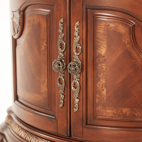 Cortina Honey Walnut Nightstand from Michael Amini - Luna Furniture