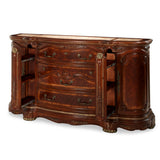 Cortina Honey Walnut Dresser With Mirror from Michael Amini - Luna Furniture