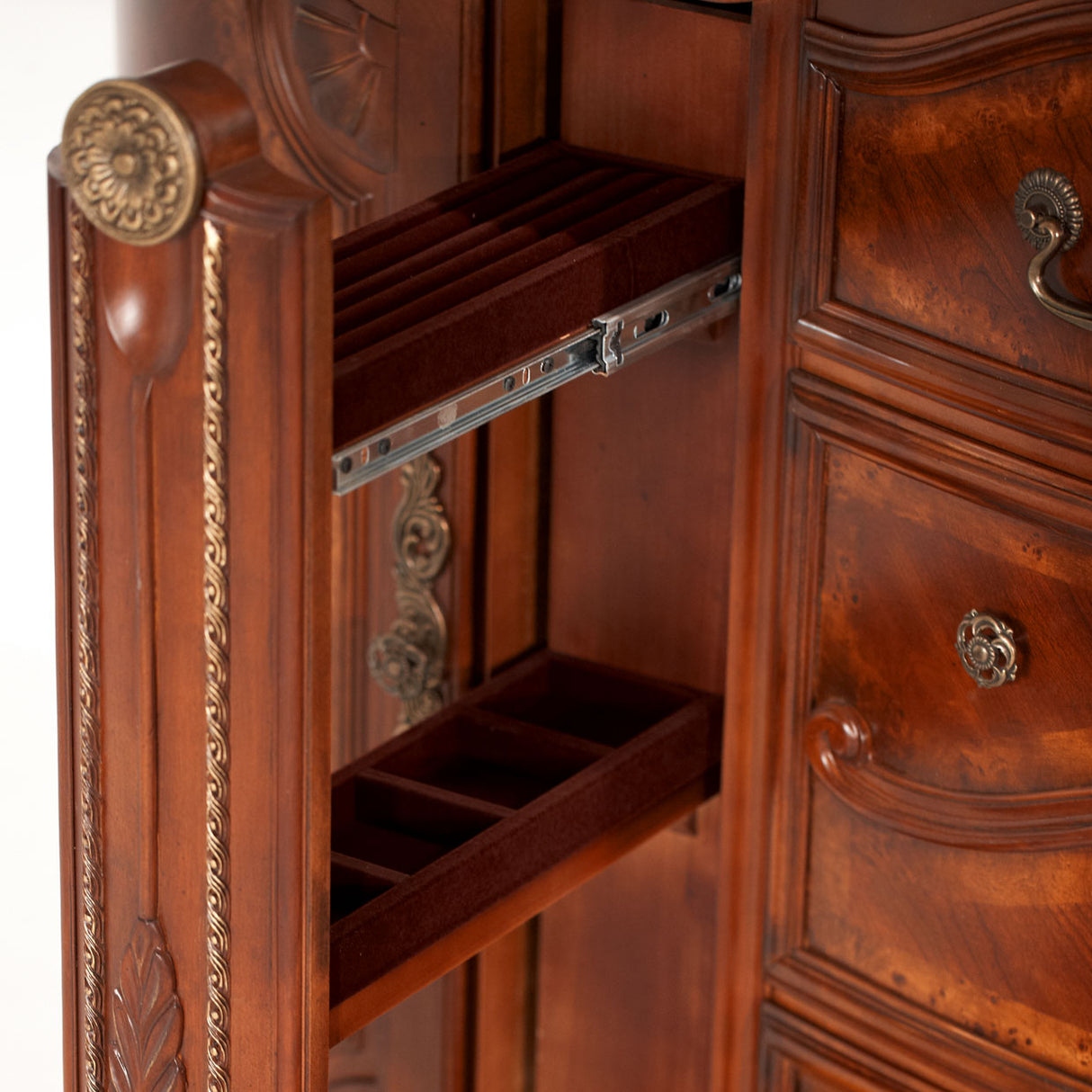 Cortina Honey Walnut Dresser from Michael Amini - Luna Furniture