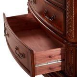 Cortina Honey Walnut Vertical Chest from Michael Amini - Luna Furniture