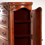 Cortina Honey Walnut Vertical Chest from Michael Amini - Luna Furniture