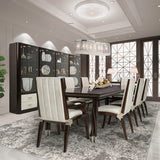 Paris Chic Espresso Rectangular Dining Table from Michael Amini - Luna Furniture