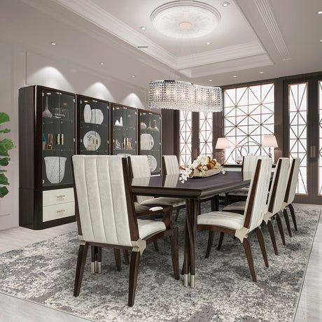 Paris Chic Espresso Rectangular Dining Table from Michael Amini - Luna Furniture