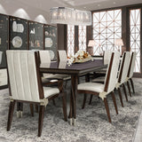 Paris Chic Espresso Rectangular Dining Table from Michael Amini - Luna Furniture