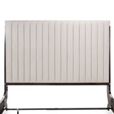 Paris Chic Espresso Eastern King Tufted Sleigh Bed (4 Pc) from Michael Amini - Luna Furniture