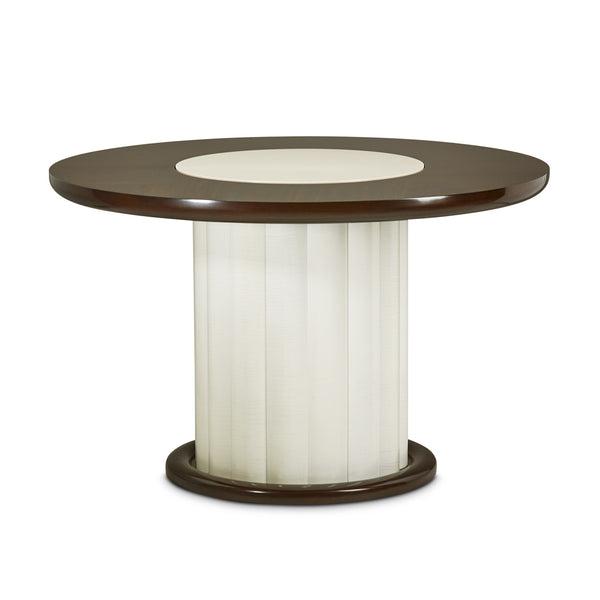 Paris Chic Espresso 48'' Round Dining Table