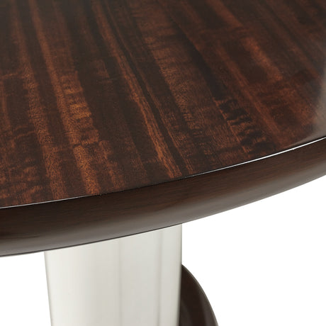 Paris Chic Espresso 48'' Round Dining Table from Michael Amini - Luna Furniture