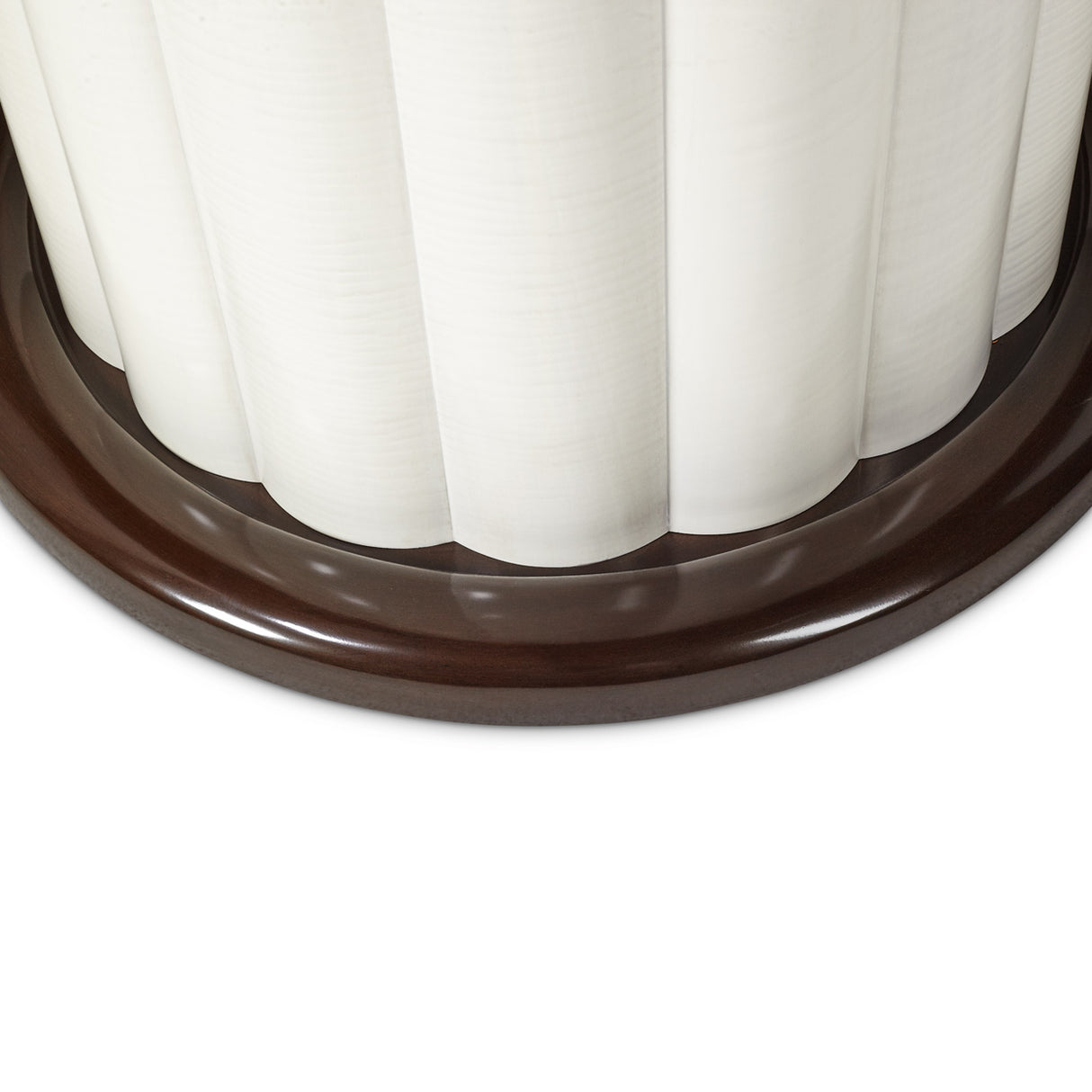 Paris Chic Espresso 48'' Round Dining Table from Michael Amini - Luna Furniture