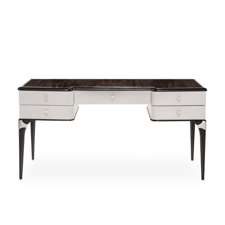 Paris Chic Espresso Vanity/desk Espresso from Michael Amini - Luna Furniture