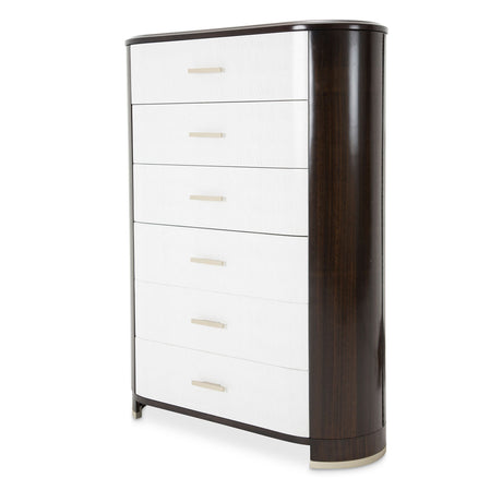 Paris Chic Espresso 6 Drawer Chest Espresso from Michael Amini - Luna Furniture