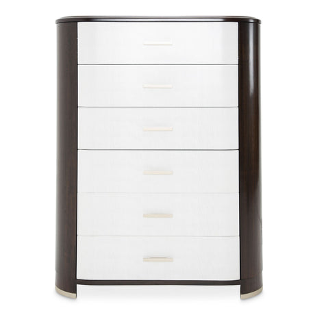 Paris Chic Espresso 6 Drawer Chest Espresso from Michael Amini - Luna Furniture