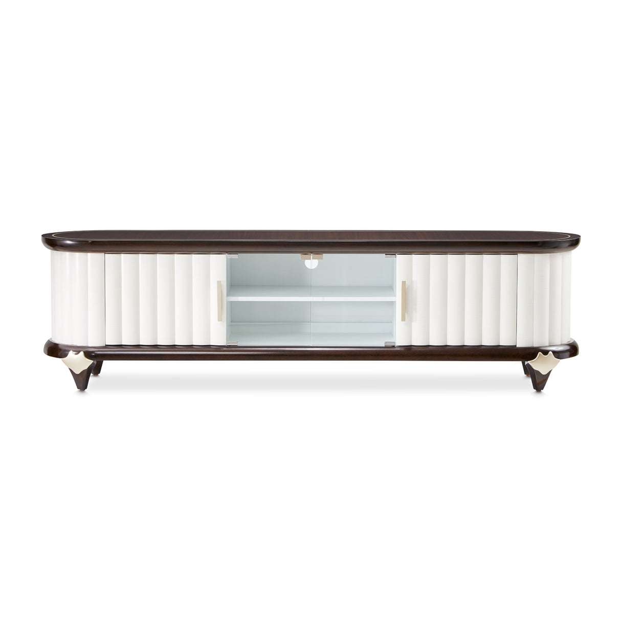Paris Chic Espresso Media Cabinet from Michael Amini - Luna Furniture