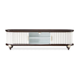 Paris Chic Espresso Media Cabinet from Michael Amini - Luna Furniture