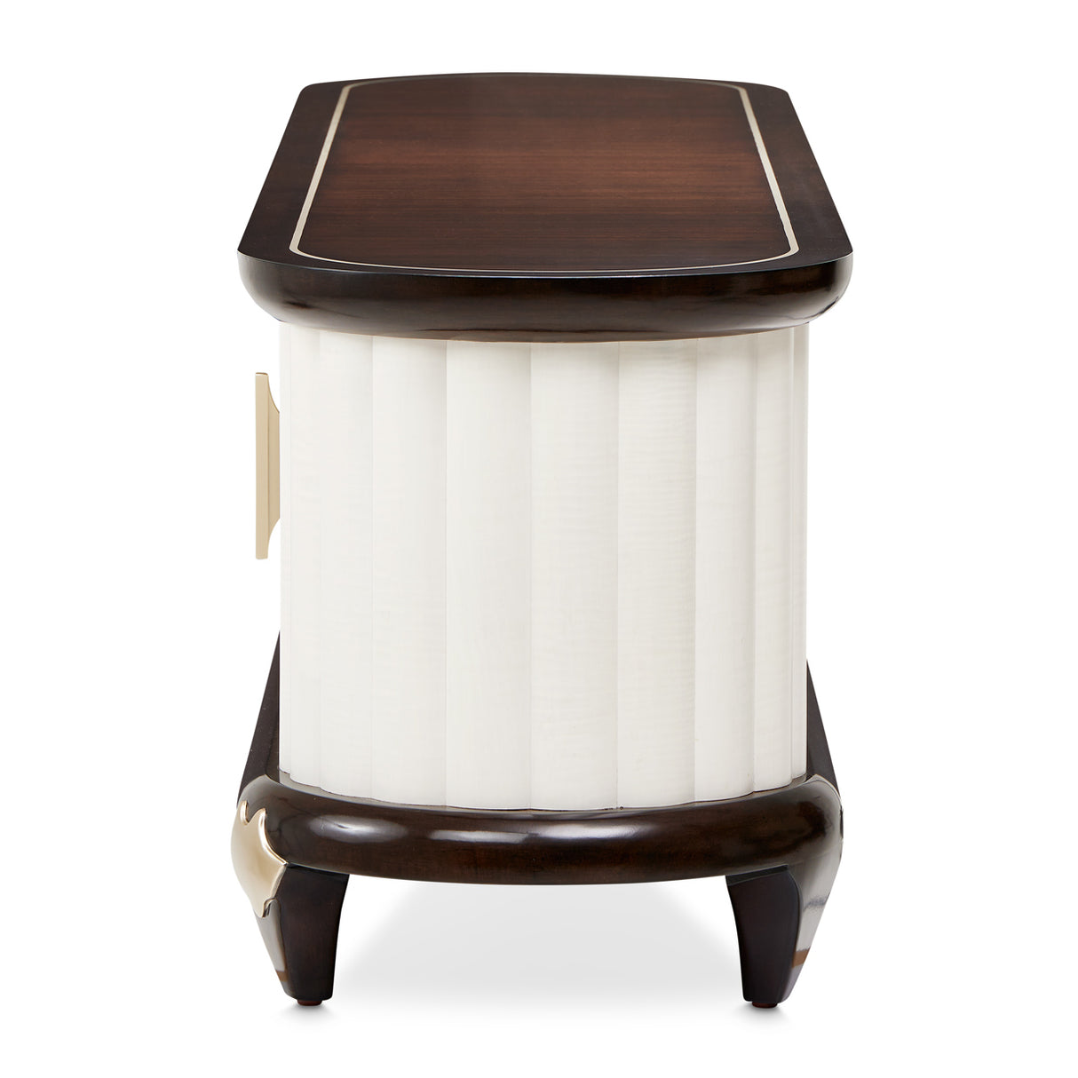 Paris Chic Espresso Media Cabinet from Michael Amini - Luna Furniture