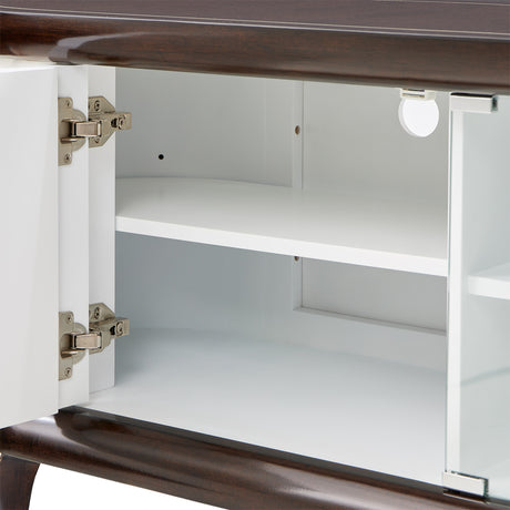 Paris Chic Espresso Media Cabinet from Michael Amini - Luna Furniture