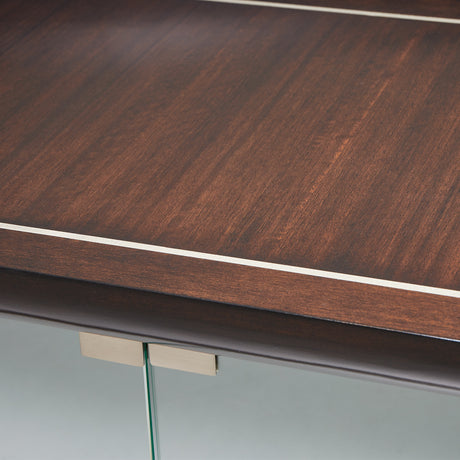 Paris Chic Espresso Media Cabinet from Michael Amini - Luna Furniture