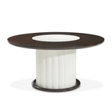 Paris Chic Espresso 60'' Round Dining Table from Michael Amini - Luna Furniture