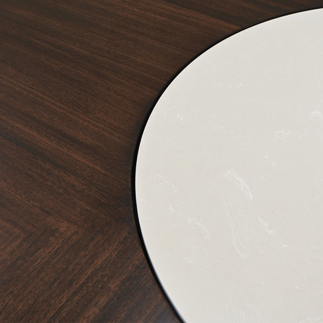 Paris Chic Espresso 60'' Round Dining Table from Michael Amini - Luna Furniture