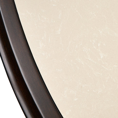 Paris Chic Espresso Oval Cocktail Table from Michael Amini - Luna Furniture