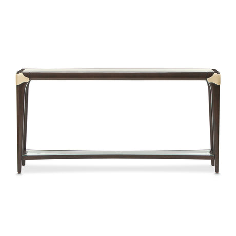 Paris Chic Espresso Console Table Espresso from Michael Amini - Luna Furniture