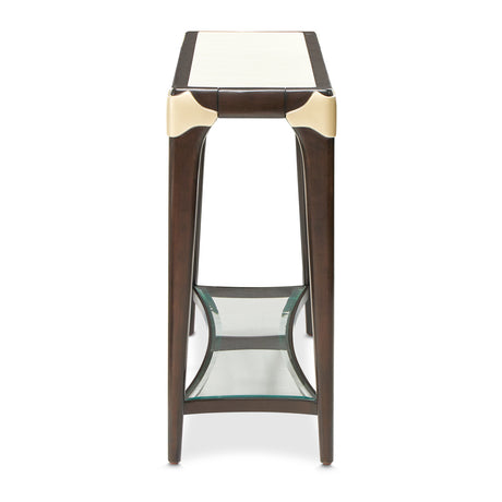 Paris Chic Espresso Console Table Espresso from Michael Amini - Luna Furniture