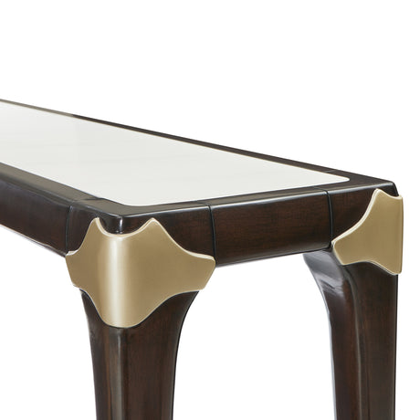 Paris Chic Espresso Console Table Espresso from Michael Amini - Luna Furniture