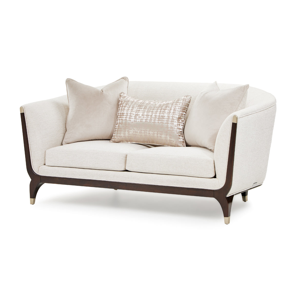 Paris Chic Espresso Parischic Loveseat Cremini Espresso from Michael Amini - Luna Furniture