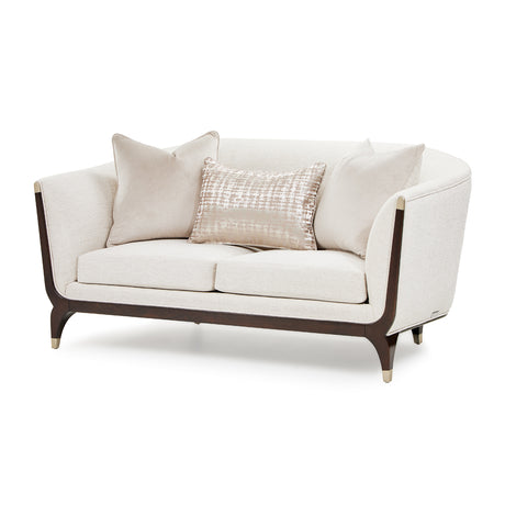 Paris Chic Espresso Parischic Loveseat Cremini Espresso from Michael Amini - Luna Furniture