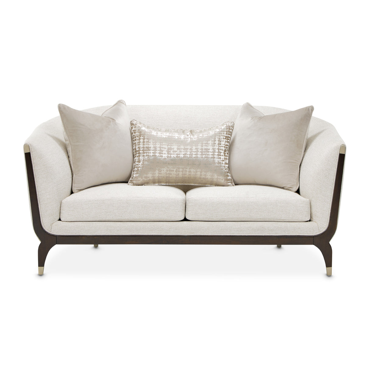 Paris Chic Espresso Parischic Loveseat Cremini Espresso from Michael Amini - Luna Furniture