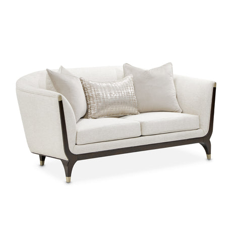 Paris Chic Espresso Parischic Loveseat Cremini Espresso from Michael Amini - Luna Furniture
