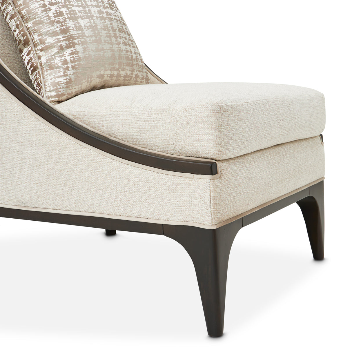 Paris Chic Espresso Parischic Accent Chair Cremini Espresso from Michael Amini - Luna Furniture
