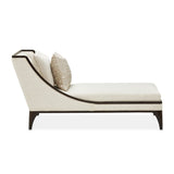Paris Chic Espresso Parischic Armless Chaise Cremini Espresso from Michael Amini - Luna Furniture