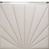 Penthouse-92 Ash Gray Eastern King Canopy Bed from Michael Amini - Luna Furniture