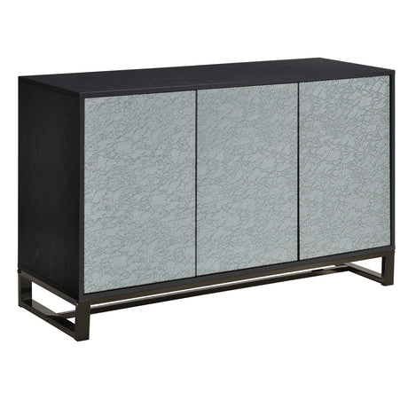 Mazie 3-Door SIdeboard with Patterned Mirror Doors from Steve Silver - Luna Furniture
