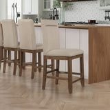 Garland Toffee 24" Counter Height Chair, Set of 2 from Steve Silver - Luna Furniture