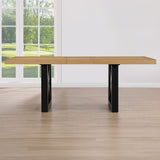 Magnolia 80-96-inch Counter Table w/18-inch Leaf, Black Base from Steve Silver - Luna Furniture