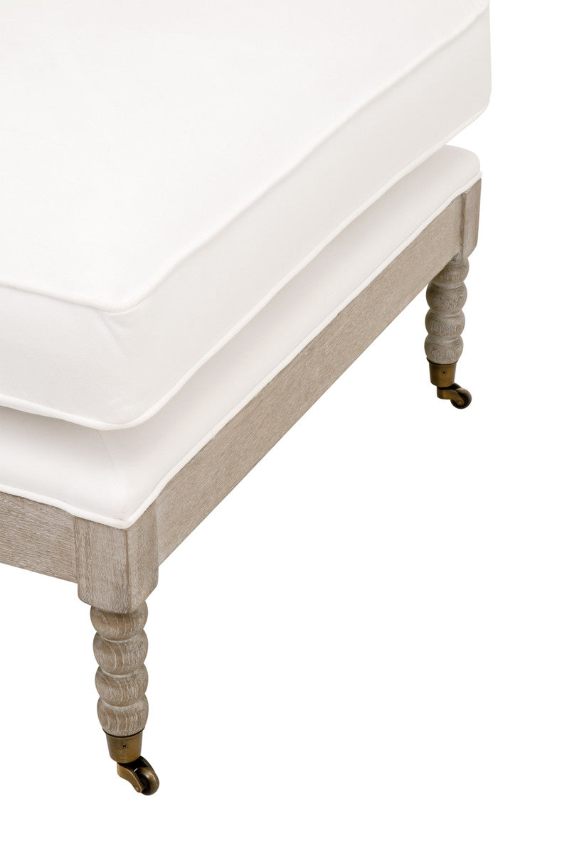 Rouleau Chaise Lounge in Livesmart Peyton-Pearl, Natural Gray Oak from Essentials For Living - Luna Furniture