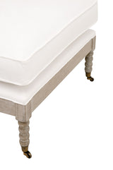 Rouleau Chaise Lounge in Livesmart Peyton-Pearl, Natural Gray Oak from Essentials For Living - Luna Furniture