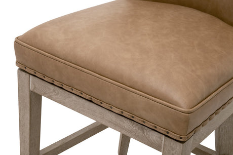 Milton Swivel Counter Stool in Ivanhoe Toast, Natural Gray Ash from Essentials For Living - Luna Furniture