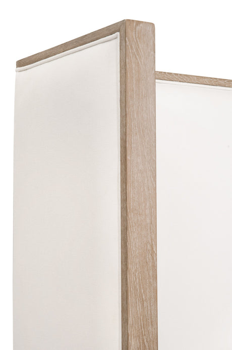 Tailor Shelter Standard King Bed in Livesmart Peyton-Pearl, Natural Gray Oak from Essentials For Living - Luna Furniture