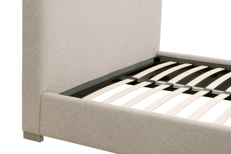 Warren Standard King Bed in Livesmart Gellar-Jute, Natural Gray Oak from Essentials For Living - Luna Furniture